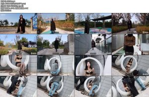 [半岛束艺] 小晚台步探索神秘废弃售楼处-丝依依