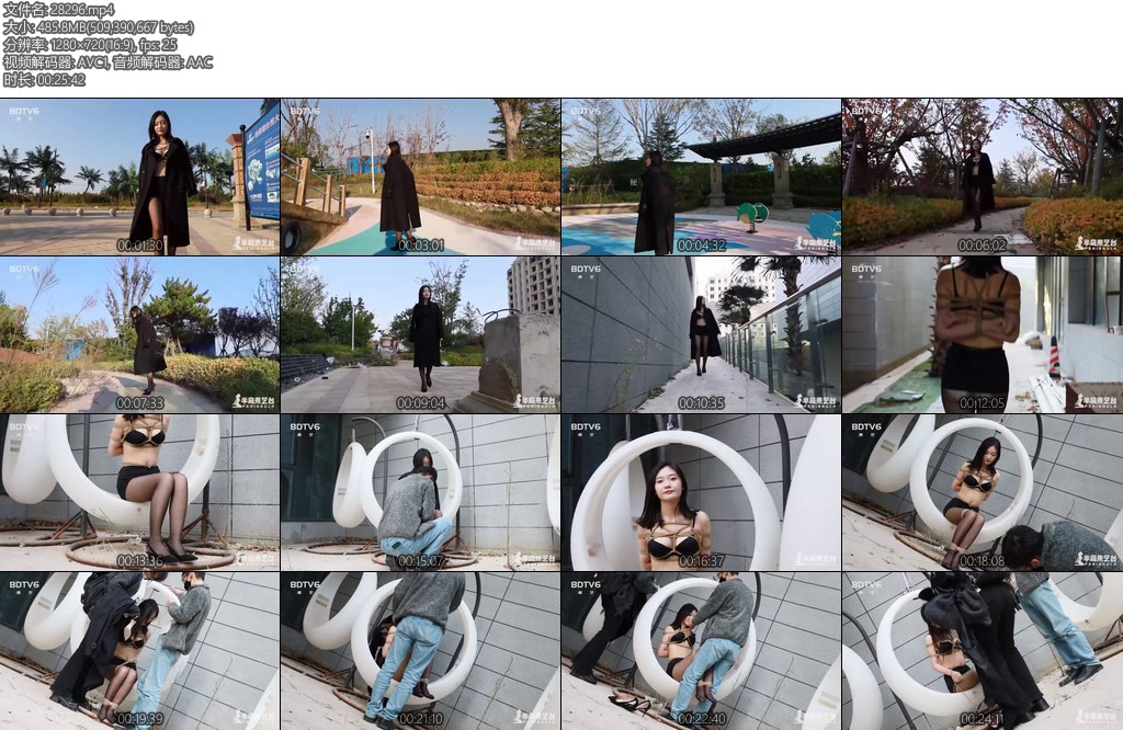 [半岛束艺] 小晚台步探索神秘废弃售楼处-丝依依