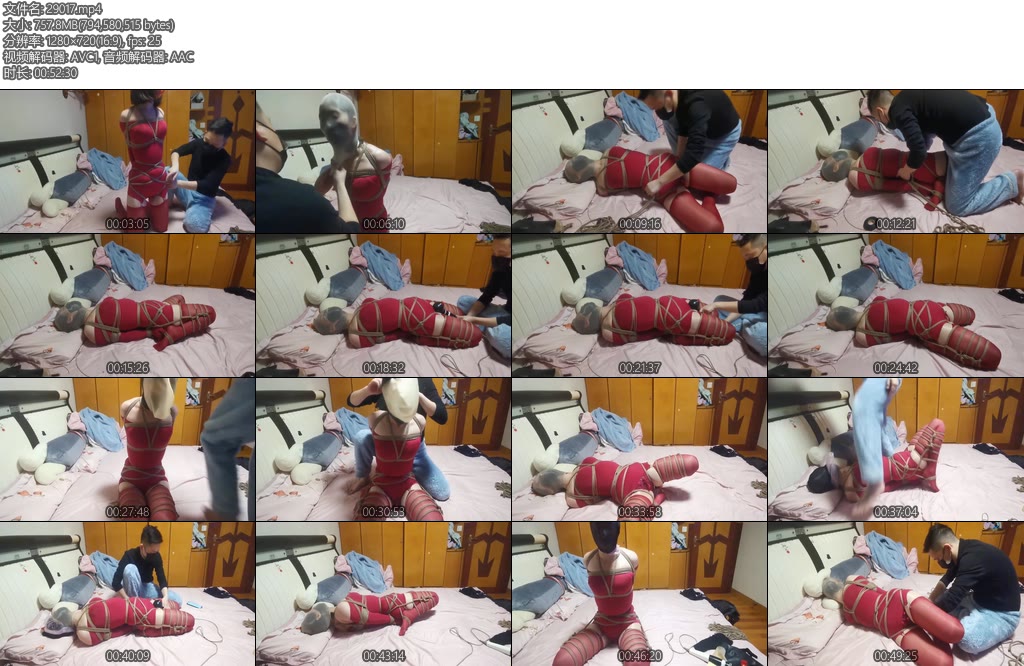 [网友原创] 我的媳妇 第99弹、紧身衣吊带袜肉丝乳胶X_X面罩绝对闷热惊恐挣扎塑料袋QZGC-丝依依