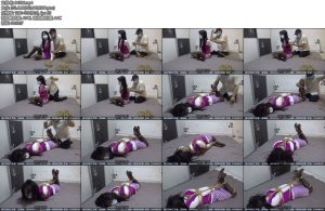 [新月原创] 彩依空姐黑丝直臂并肘捆绑挣扎超紧束缚性感黑丝腿-丝依依