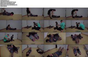 [鑫鑫原创] 小肉臀TJ悦悦捆绑挣扎-丝依依