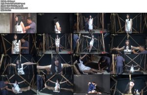 [一绳有你] 背叛与忠诚女地下情报员遭叛徒出卖五花大绑龟甲缚吊起鞭打手脚捆绑打挠脚心蒙眼极刑挣扎牺牲-丝依依