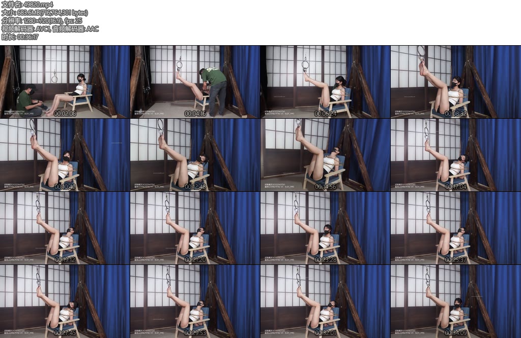 [试炼原创] 腿精小缘光腿脚趾铐悬吊放置话痨模式开启-丝依依