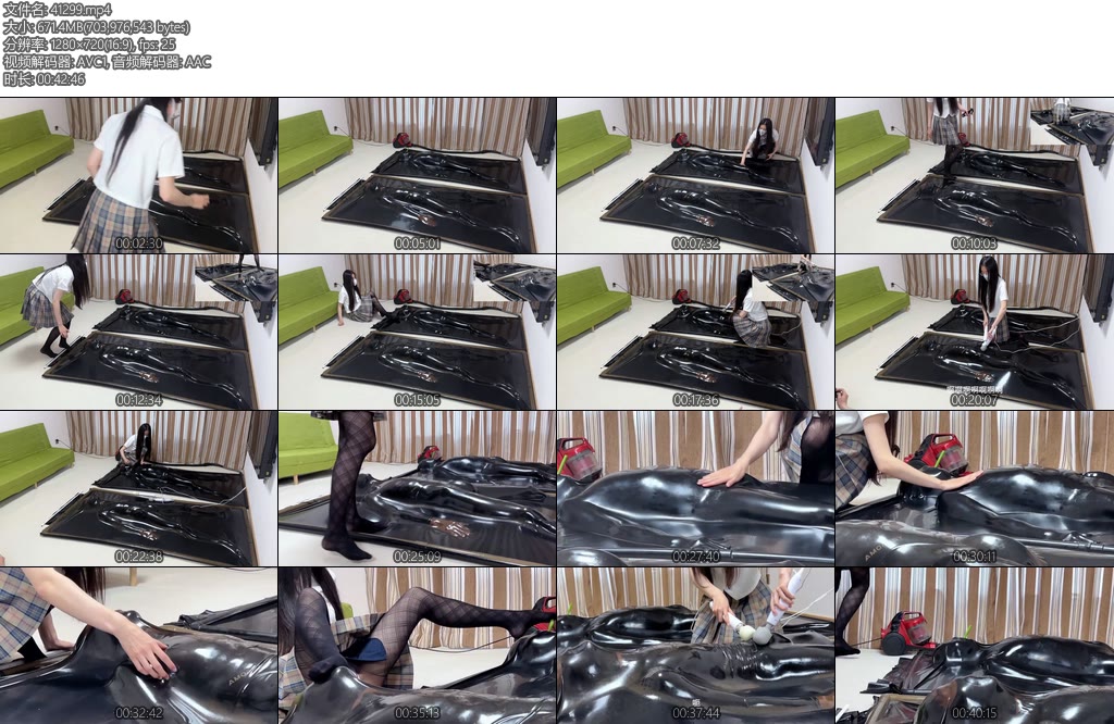 [黑魔法师] 颜老师的真实身份是乳胶女博士其实是乳胶魅魔用乳胶真空床抓住了两个学生以后立刻对两个学生展开了榨汁调教双人真空床被拘束-丝依依