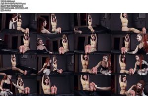 [欧美绳艺] Russian girls in Bastinado in a row for Bramble-丝依依