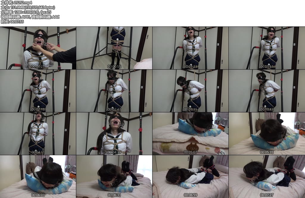 [亚洲绳艺] Mっ娘開口器・鼻フック・電マ調教-丝依依