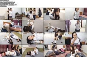 [精致原创] 双人作双女遭遇劫匪绑架紧缚原味丝袜堵嘴挣扎逃脱-丝依依