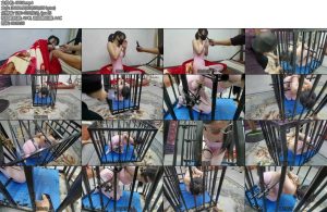 [飞天原创] 铁笼禁锢女无赖强制G潮后把灯拉灭后让女无赖幔慢挣扎去吧是死是活听天由命吧-丝依依