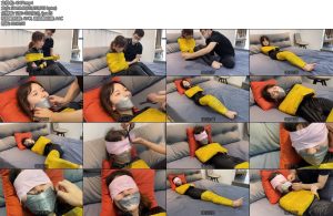 [默示录] 缚艺录小星黑色胶衣与黄色胶带的色彩搭配-丝依依