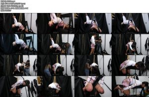 [胜景影视] 女M被捆绑固定在铁驴上-丝依依