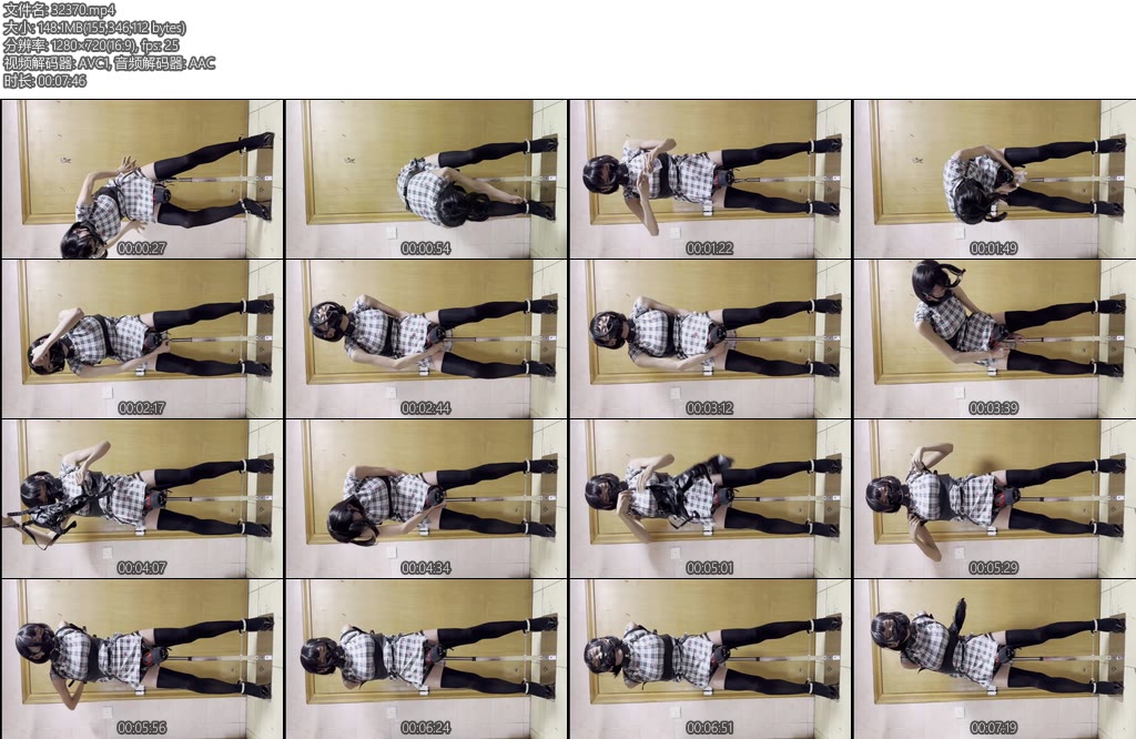 [亚洲绳艺] 伪娘女装旗袍罚站架单手套自缚榨精-丝依依