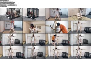 [涵涵原创] 吊带裙情趣旗袍木马十字架分腿站立paoji-丝依依