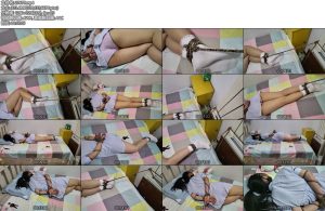[亚洲绳艺] 苏倩倩 你见过被绑的结结实实手指头玩着小唇还能睡的香香的小护士吗-丝依依