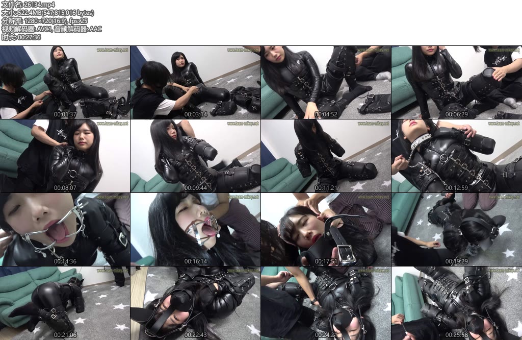 [亚洲绳艺] 小桃もこヒトイヌ人形犬拘束teammikey-丝依依