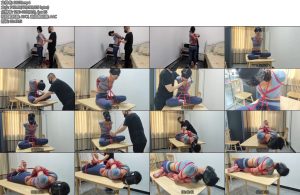 [一龙原创] 瑜伽美女家中被擒-丝依依