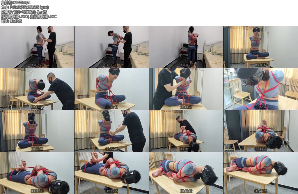 [一龙原创] 瑜伽美女家中被擒-丝依依