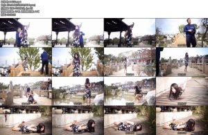 [锐度主张] 嫣儿 户外黑花旗袍五花驷马-丝依依