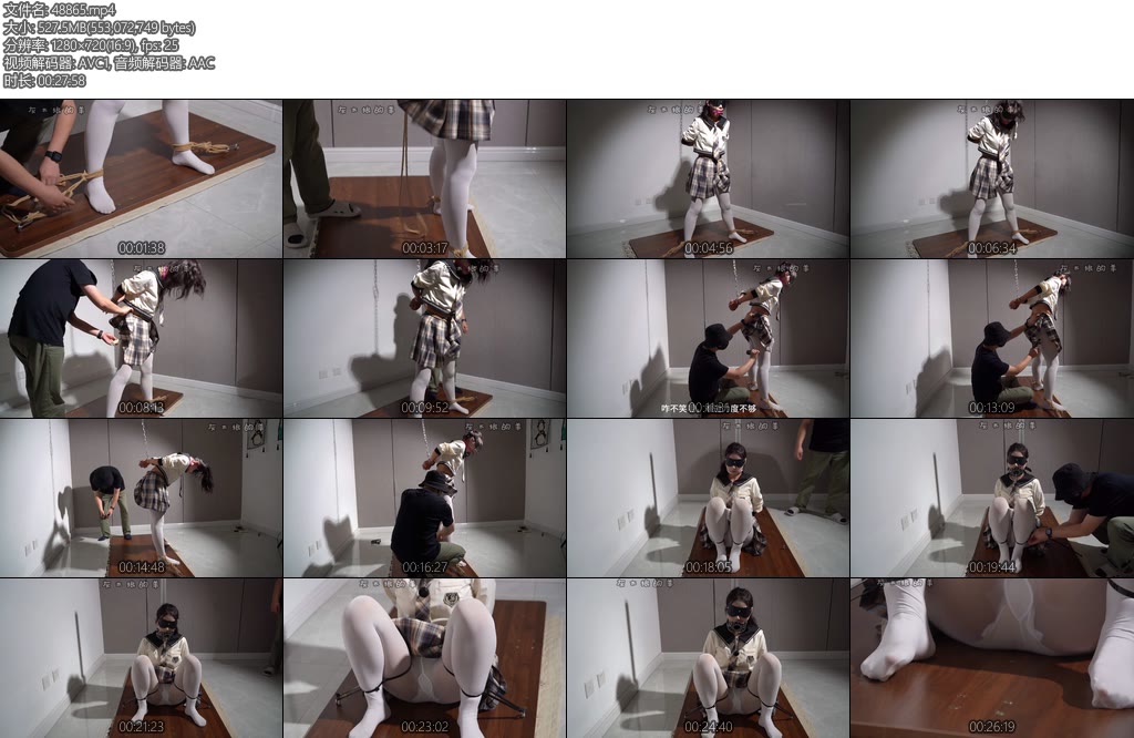 [灰太狼的羊] 清纯学生妹后手吊缚被挠痒痒口球蒙眼挣扎-丝依依