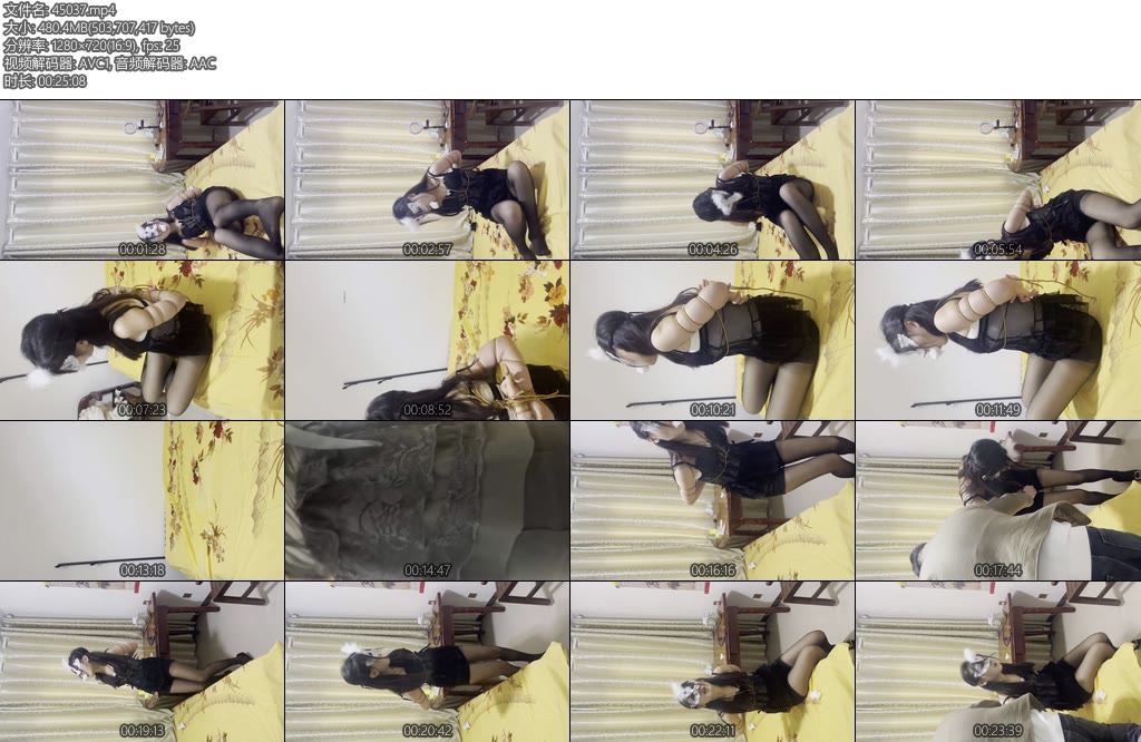 [皖北原创] 皖北绳艺 绝美小姐姐新人来袭哀嚎黑丝大美腿-丝依依