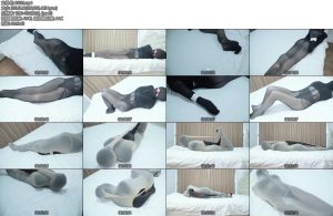 [豆子原创] 豆豆 丰满少妇油亮丝袜全包挣脱挑战-丝依依