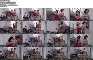 [胜景影视] 两女M被吊脖站立-丝依依