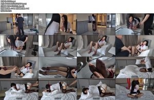 [随心原创] 江奈浴缸里的美艳服务员自嗨娱乐湿了的内裤黑丝玉足-丝依依