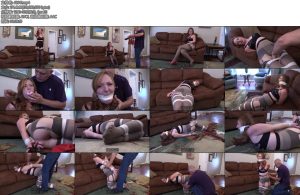 [欧美绳艺] He made me pose for him tied up and gagged-丝依依