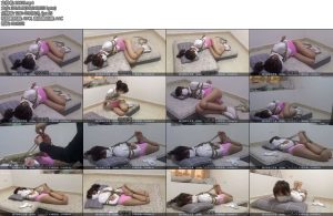 [新月原创] 香梨高三女孩的体操服大长腿穿着清凉的她绑起来略带羞涩啊-丝依依