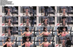 [心悦束艺] 青涩的果实短发小LOLI的小熊拘束架电击-丝依依