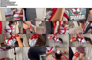 [lamu原创] 2023收官之作思思丝绸紧缚体验-丝依依