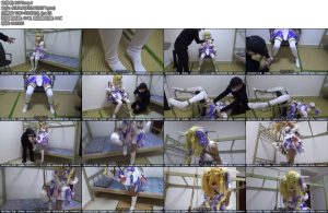 [新月原创] 红豆COS瑶妹被入室之后的各种折磨挠痒逼问密码最后被单腿吊在架子床上TD折磨-丝依依