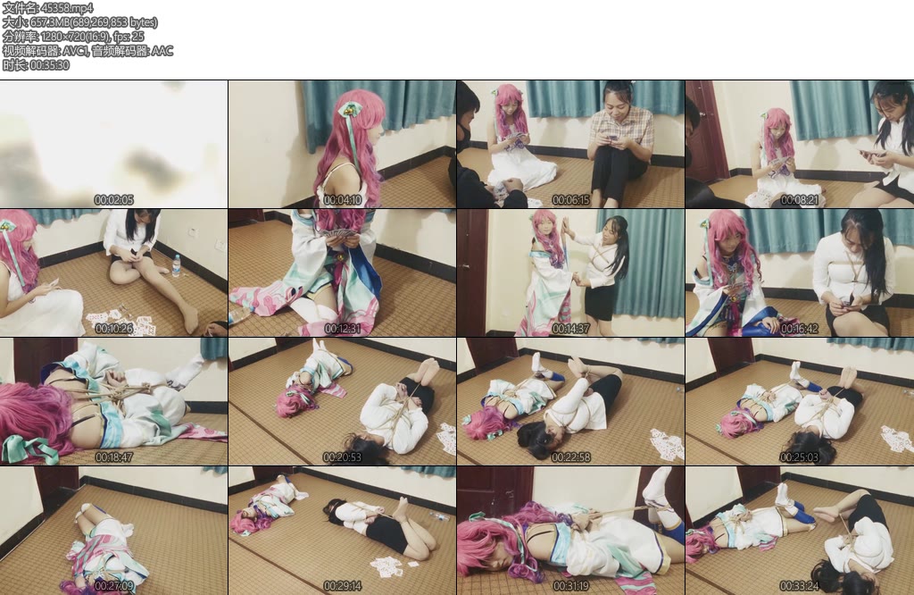 [朱雀雀] 扑克真心话大冒险驷马挑战Cos阿狸-丝依依