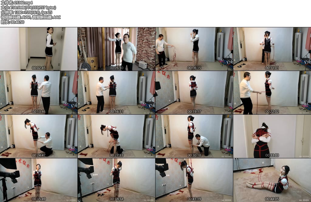 [随心原创] 惊艳的176cm新模苏樱，第一次拍摄捆绑题材-丝依依