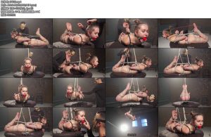 [欧美绳艺] Ivanka Hogtied ballgagged and suspended at a great height-丝依依