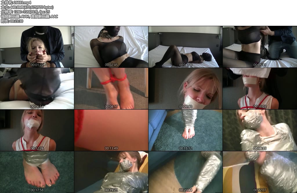 [欧美绳艺] The Arousing Bondage Adventures Of Scandinavian Bimbo Slut Vanessa-丝依依