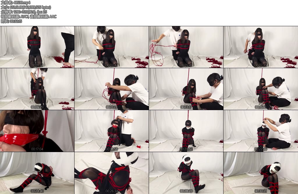 [尤美加奈] 美麗的奮鬥系列Beautiful Struggles Tightly Balltied and Struggling-丝依依