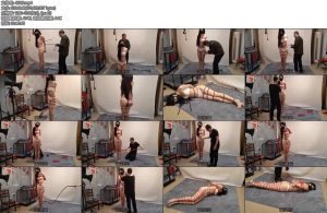 [随心原创] 杨蕊白内丁字裤严厉的直臂扎带红绳吊深陷其中的股绳-丝依依