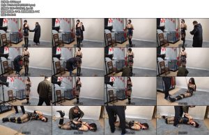 [随心原创] 杨蕊长靴黑胶衣女王股绳拉扯禁锢-丝依依