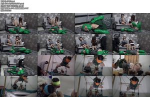 [胜景影视] 圈养宠物（第四集）两闺蜜开始反击她们把女主人俘虏女主人被胶带捆绑成人字犬-丝依依