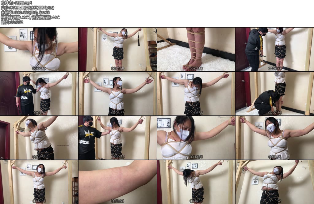 [朱雀雀] Y字形状捆绑-丝依依