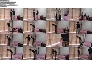 [素人原创] 170身高商场柜台职员小影细跟黑丝紧缚捆绑调教第1部-丝依依