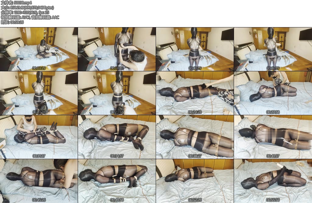 [网友原创] 我的媳妇 215弹来自丝袜的束缚上堵下塞丝袜全包丝袜捆绑驷马放置挣扎电击塑料袋子夕强制口舌自卫-丝依依