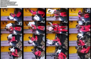 [惠梓琪原创] 胶衣黑丝紧缚专场-丝依依