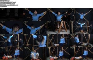 [一绳有你] 绞死的留洋生身着五四装的留洋女学生被抓刑房受尽吊打木马绳索勒腰老虎凳扎脚心绞死-丝依依