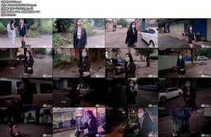 [MUMUZI] 户外实录行走的荷尔蒙带着口球开车回家电击的加持下路人异样的眼光-丝依依