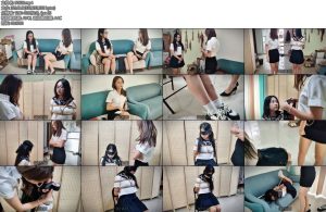 [禾一原创] 冰宁念可双女主女大学生应聘被女面试欺骗拘束堵嘴落入全套被卖掉-丝依依