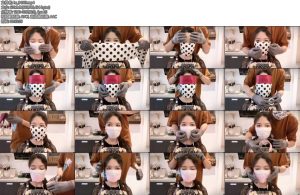 [默示录] 缚艺录 ASMR（007）小凉白色胶带打底丝巾蒙眼蒙嘴最后再加上透明和粉色的绝缘胶带缠绕一起玩被挟持-丝依依