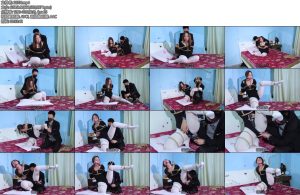 [樱束原创] 舞蹈生的韧度练习 舞蹈生被强制单脚跪缚吊起捆绑练韧性口球紧塞TK白丝脚心挣扎-丝依依