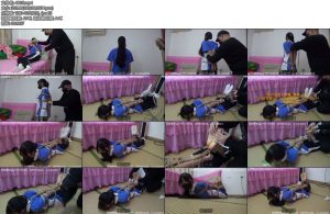 [新月原创] 玉箫雨薇入室捆绑女学生校服白袜直臂驷马TK高马尾胁迫逼问密码-丝依依