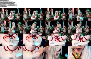 [叶沫沫] 感官剥夺2025捆绑放置挣扎Cos系列第十一集纳西妲花嫁上半部分-丝依依